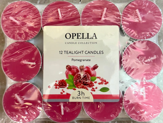 OPELLA 12 BOUGIES CHAUFFE-PLAT GRENADE