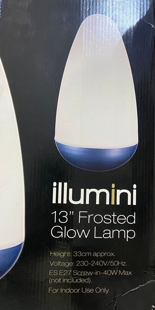 ILLUMINI 13” FROSTED GLOW LAMP