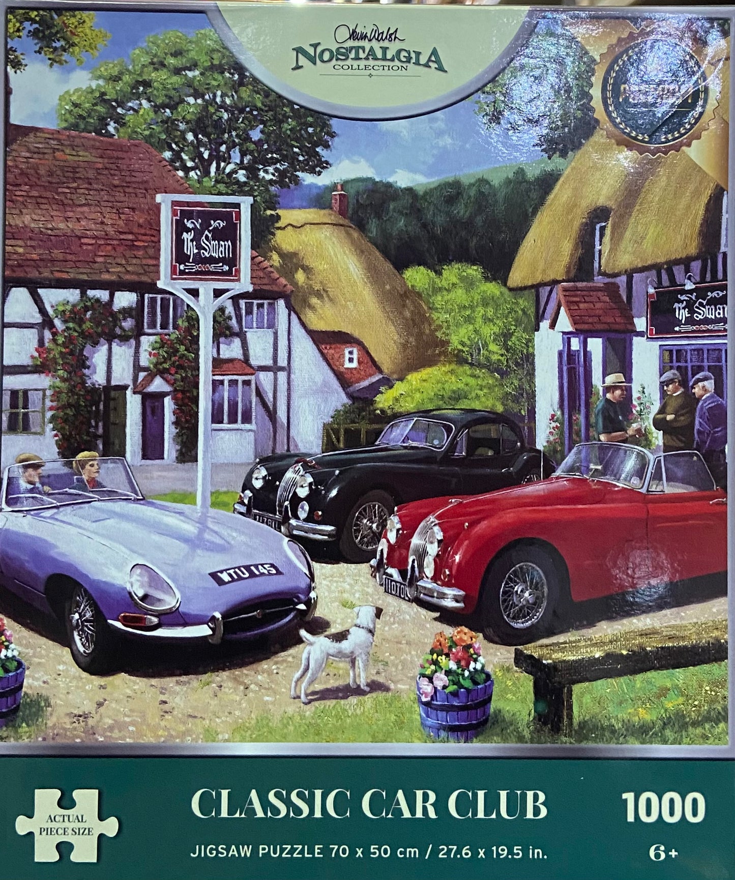 NOSTALGIA CLASSIC CAR CLUB PUZZLE 70x50cm
