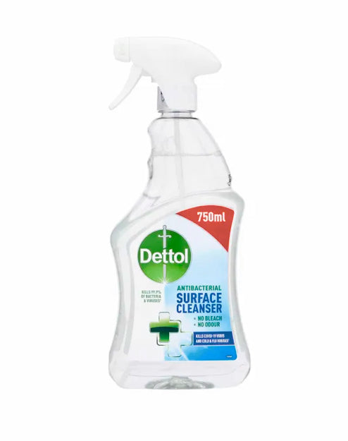 Dettol Nettoyant Désinfectant Surfaces Pistolet 750ml