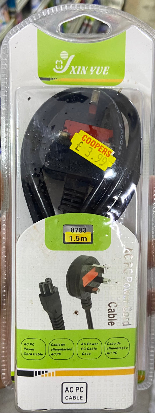 CÂBLE D'ALIMENTATION CA/PC 1,5 m
