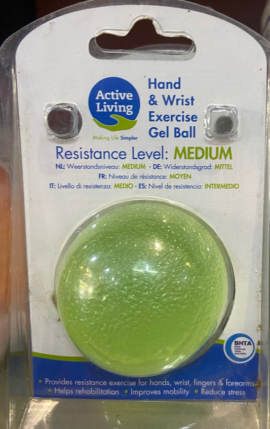 BALLE DE GEL D'EXERCICE MAIN ET POIGNET