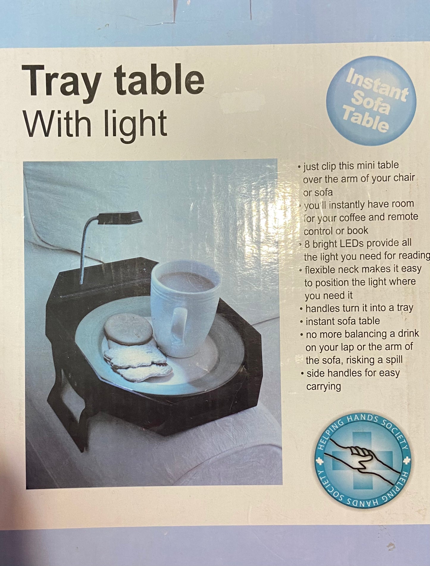 PLATEAU DE TABLE LUMINEUX