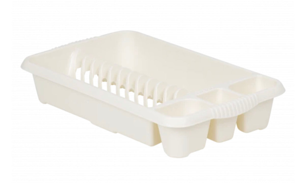 WHAM CASA MEDIUM DISH DRAINER SNOW WHITE