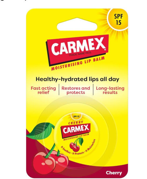 Baume Lèvres Cerise Carmex SPF15 Pot 7,5g