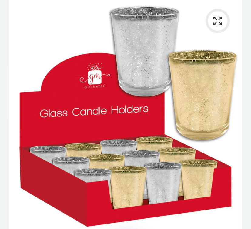 BOUGIES EN VERRE DE NOËL