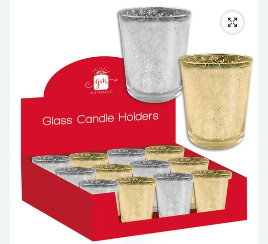 BOUGIES EN VERRE DE NOËL