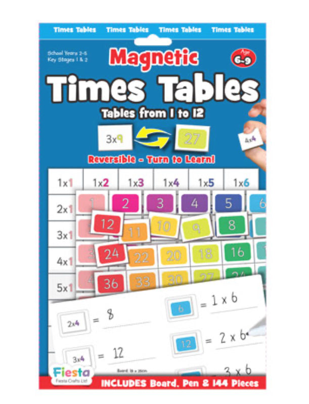 MAGNETIC TIMES TABLES