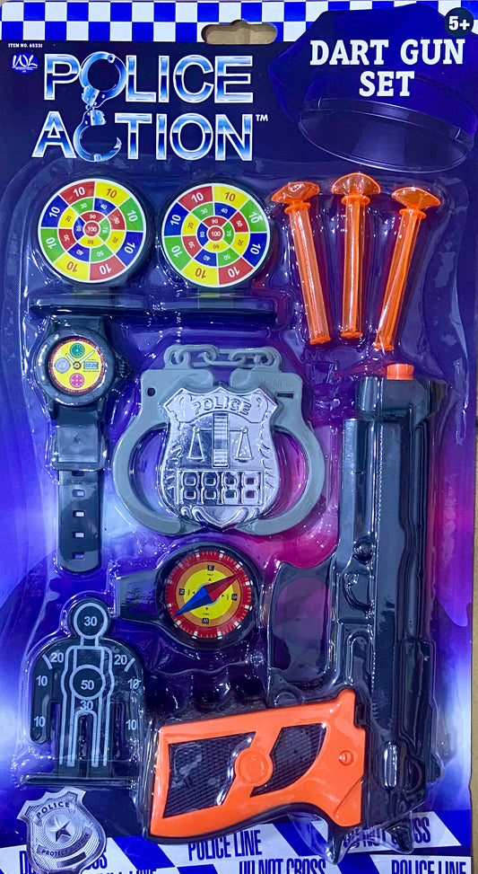 ENSEMBLE PISTOLET NERF POLICE ACTION
