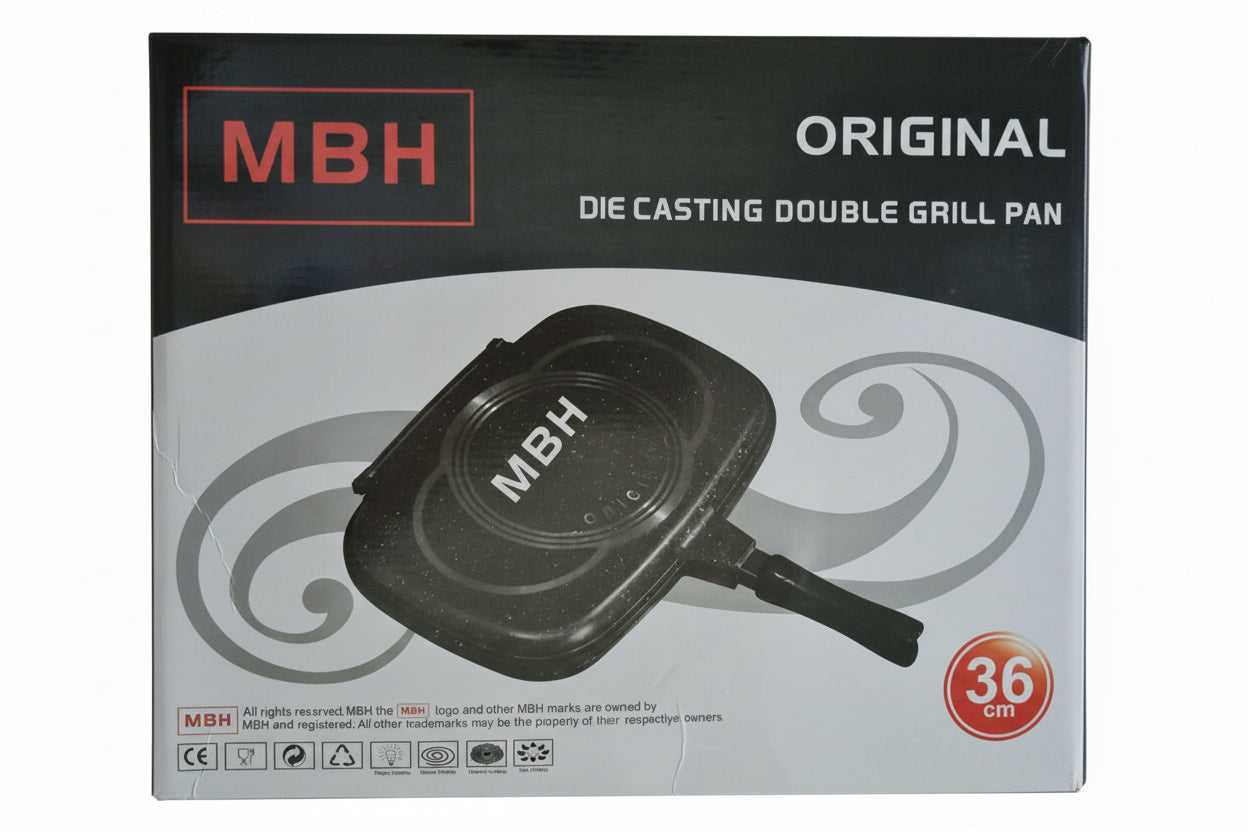 ORIGINAL DIE CASTING DOUBLE GRILL PAN