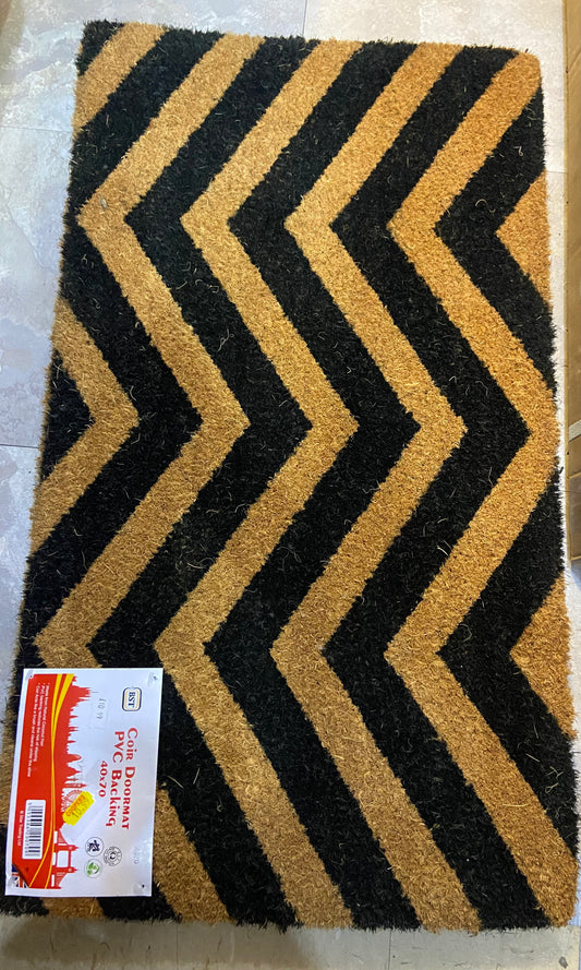 PAILLASSON EN FIBRE DE COCO AVEC DOS EN PVC 40x70cm