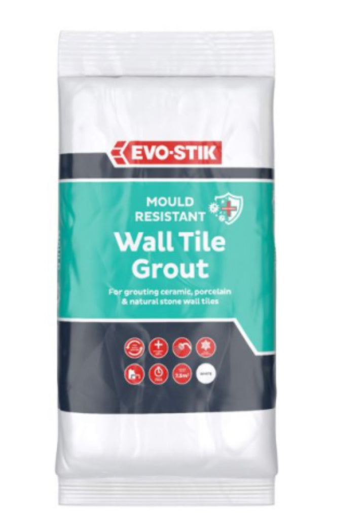 EVO-STIK MOULD RESISTANT WALL TILE GROUT 500g