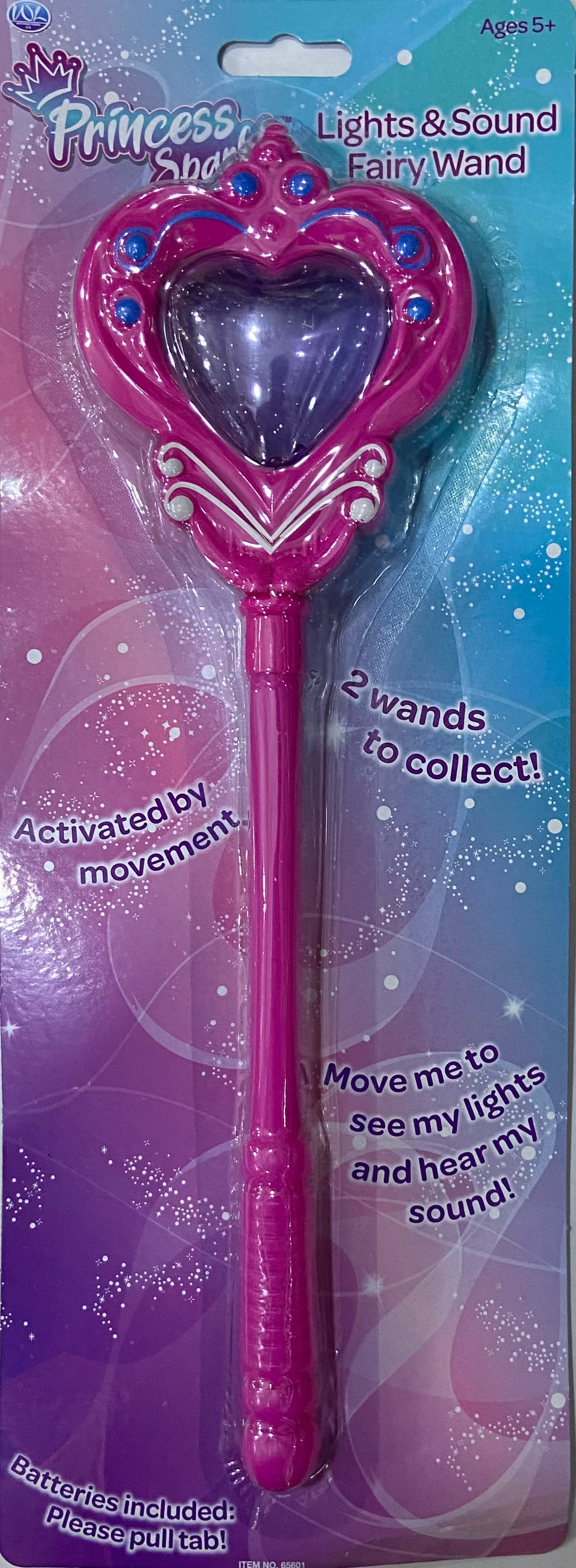 PRINCESS SPARKLE LIGHT & SOUND FAIRY WAND age 5+