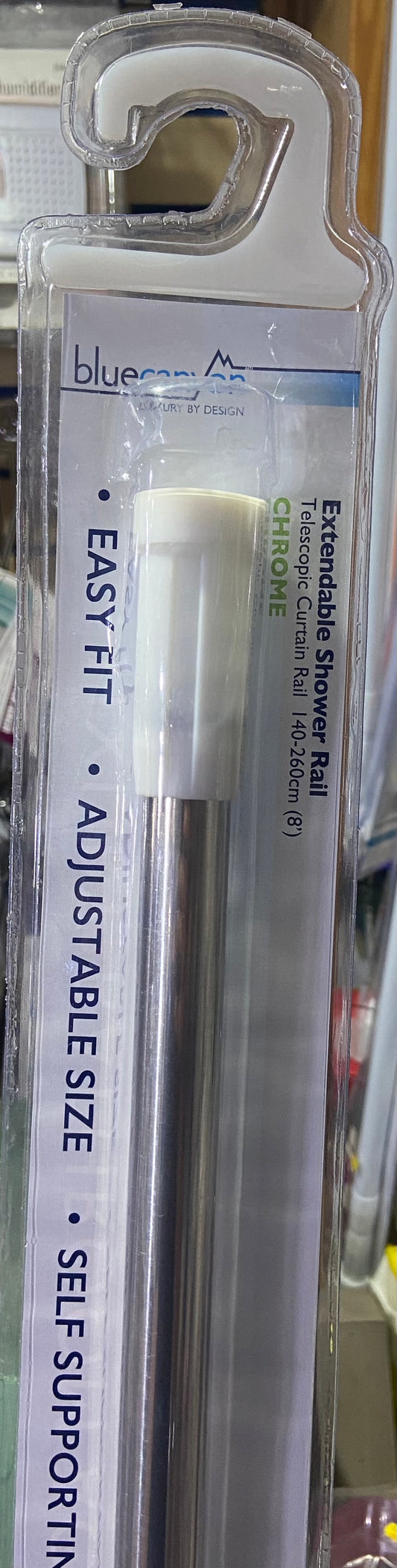 Blue canyon TELESCOPIC CURTAIN RAIL 140-260cm (8’)