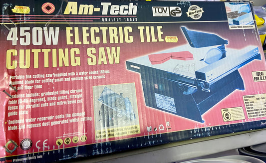 AMTECH 450w ELECTRIC TILE CUTTING SAW