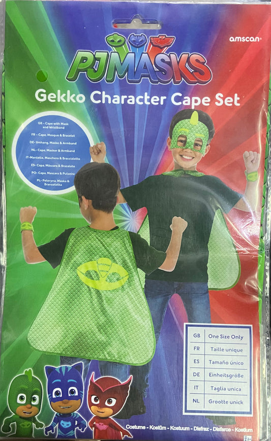 PJMASKS GEKKO CHARACTER CAPE SET