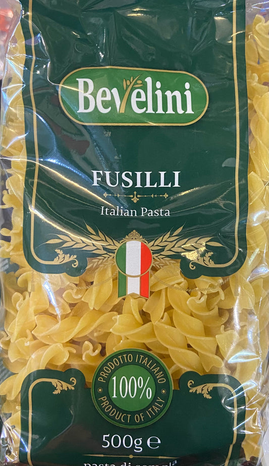 BEVELINI FUSILLI ITALIAN PASTA 500g