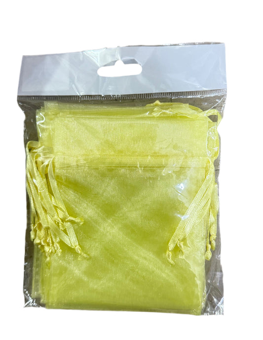 LEMON ORGANZA BAG 4x5”