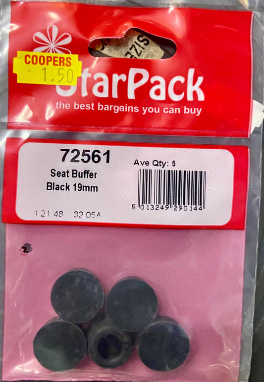 STAR PACK ENTRETOISE DE SIÈGE NOIRE 19mm