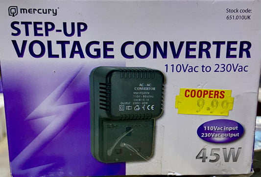 CONVERTISSEUR DE TENSION ÉLÉVATEUR MERCURY 110 VCA vers 230 VCA