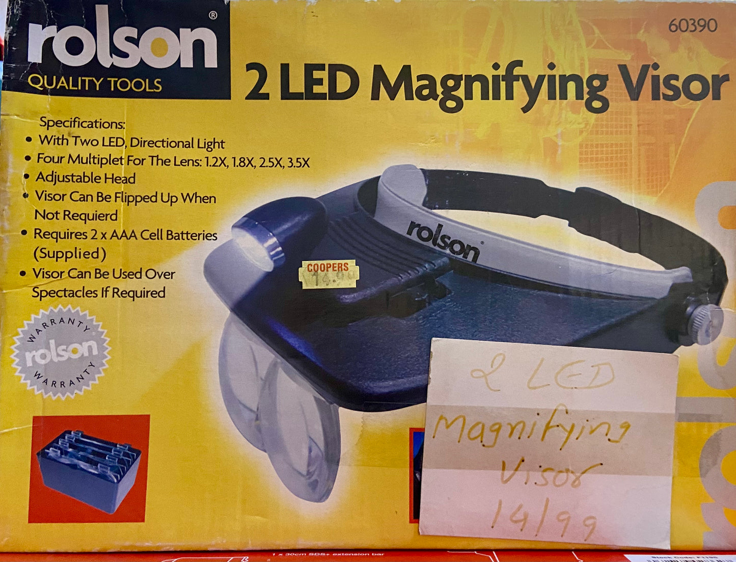 ROLSON 2 LED MAGNIFYING VISOR