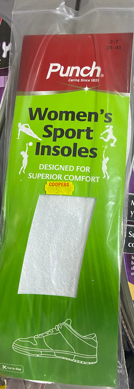 PUNCH WOMEN’S SPORT INSOLES