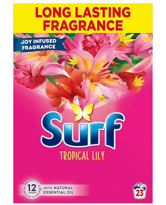 LESSIVE EN POUDRE SURF TROPICAL LILY 1150g