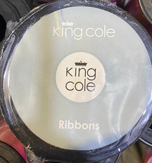 KING COLE RIBBON 5M black
