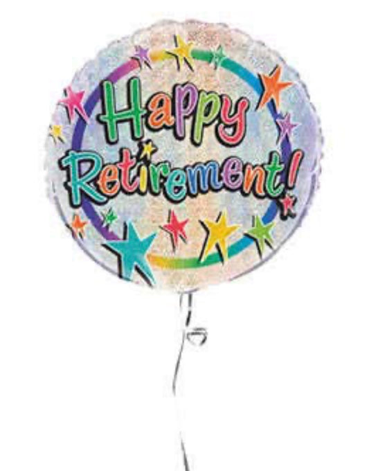 BALLON D'HÉLIUM 45 CM JOYEUX RETRAITE