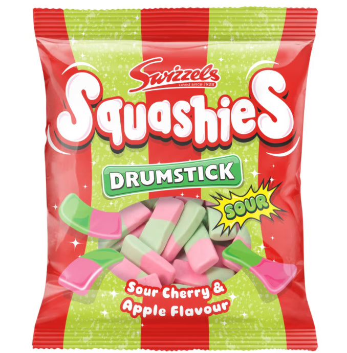 Swizzels Drumstick Squashies Sour Cherry & Apple 140G