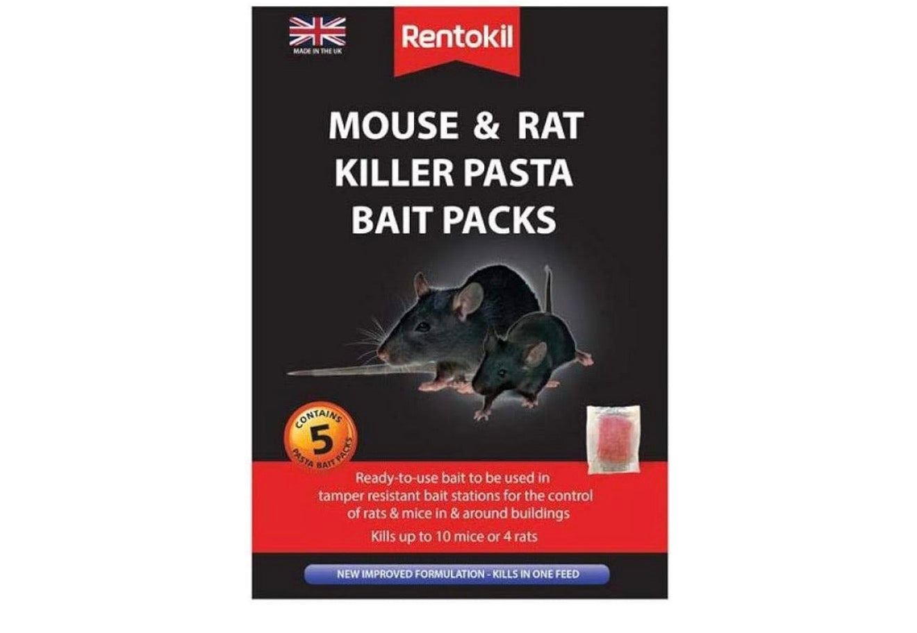 RENTOKIL MOUSE & RAT KILLER PASTE BAIT PACKS
