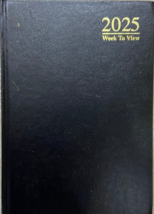 2025 WEEK TO VIEW DIARY