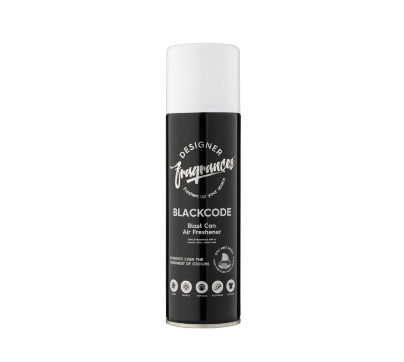 DESIGNER BLACKCODE BLAST CAN AIR FRESHENER 300ml