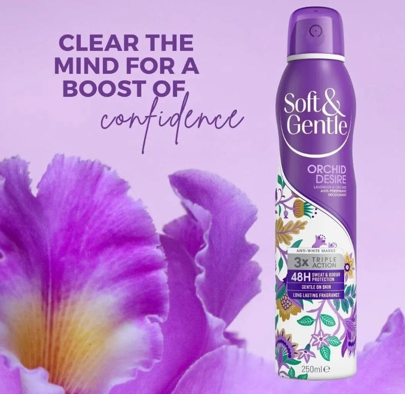Soft & Gentle Orchid Desire Déodorant Anti-Transpirant 250ml 48H