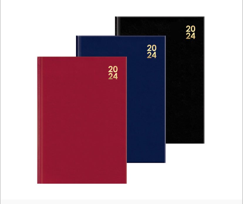 2025 A6 WEEK TO VIEW HARDBACK  DIARIES