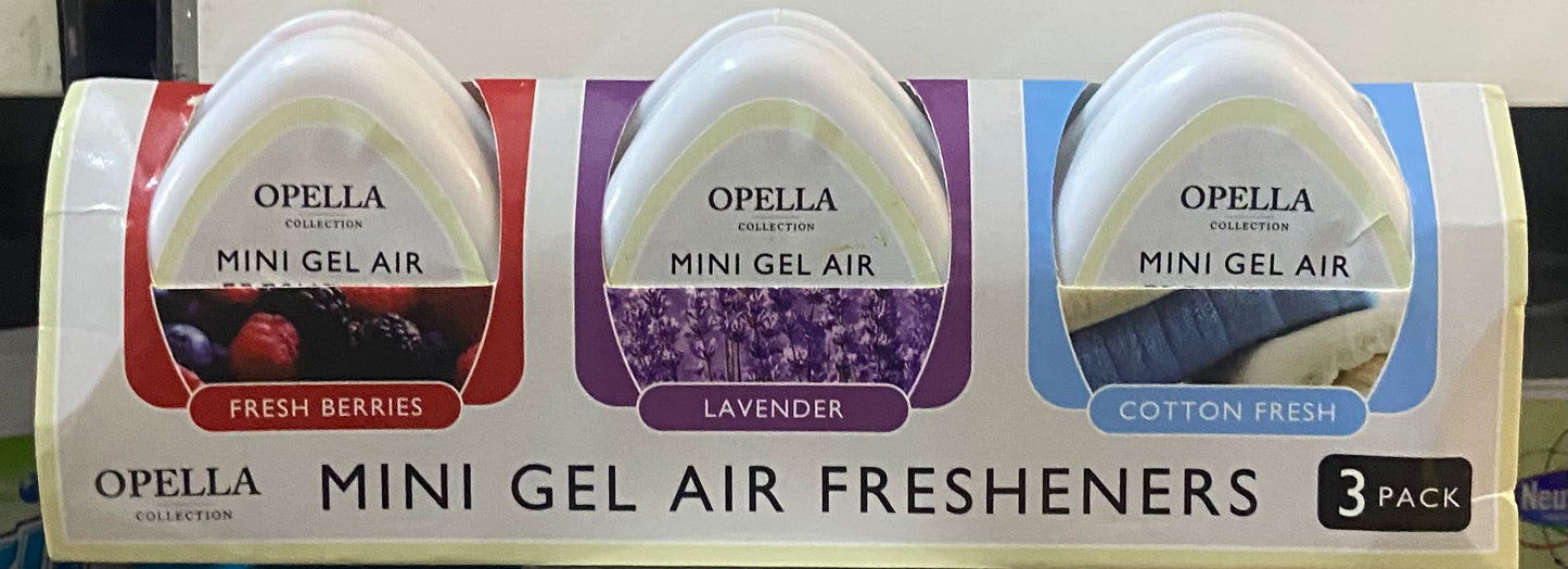 MINI DÉSODORISANTS EN GEL