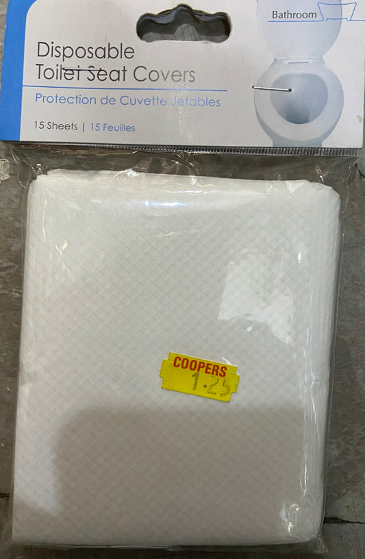 DISPOSABLE TOILET SEAT COVERS