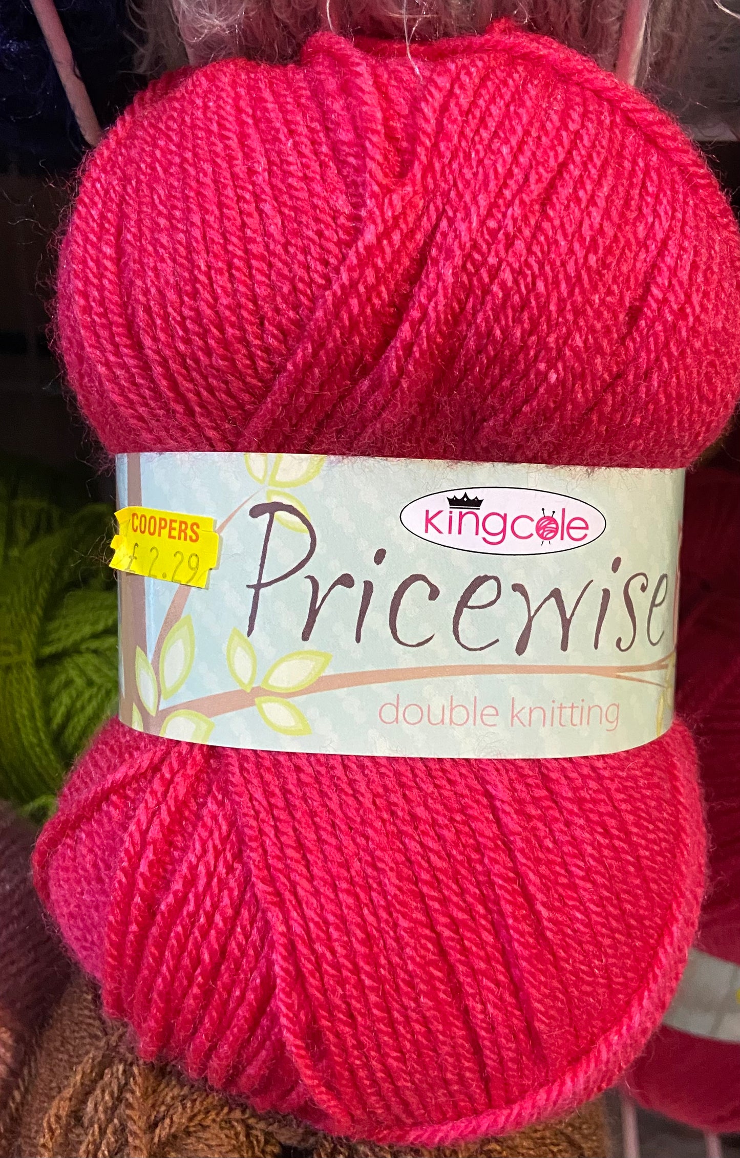 KING COLE WATERMELON WOOL 100g