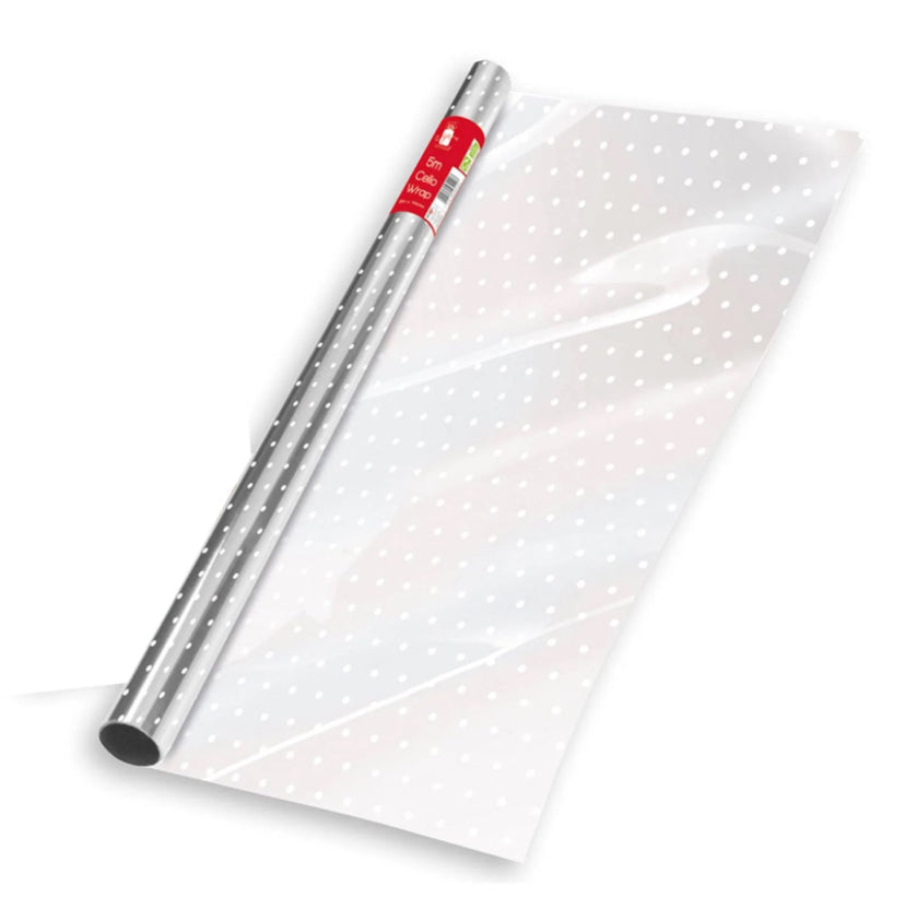 CHRISTMAS 5m CELLO WRAP SPOTS