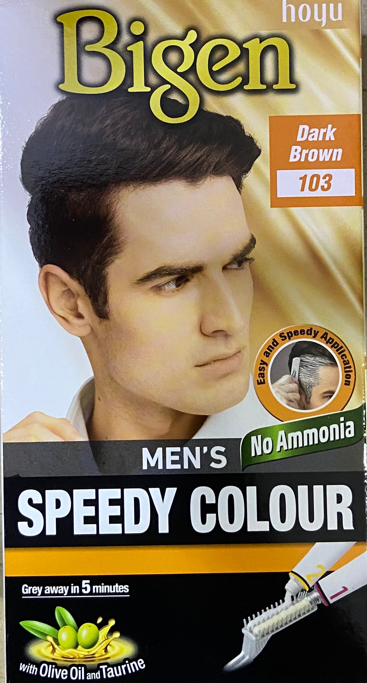 BIGEN MEN’S SPEEDY COLOUR DARK BROWN 103