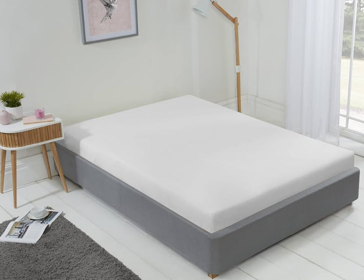 LYLA DRAP HOUSSE KING BLANC 152x203cm