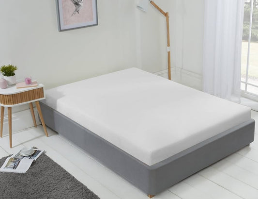 LYLA FITTED SHEET KING WHITE 152x203cm