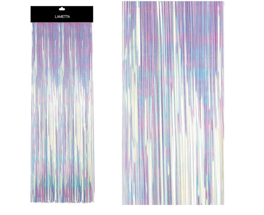 Décoration de Sapin Lametta Iridescent de Noël 500 Brins