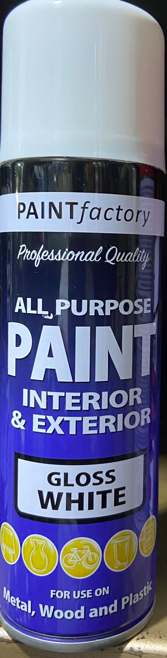 PEINTURE AEROSOL BLANC BRILLANT