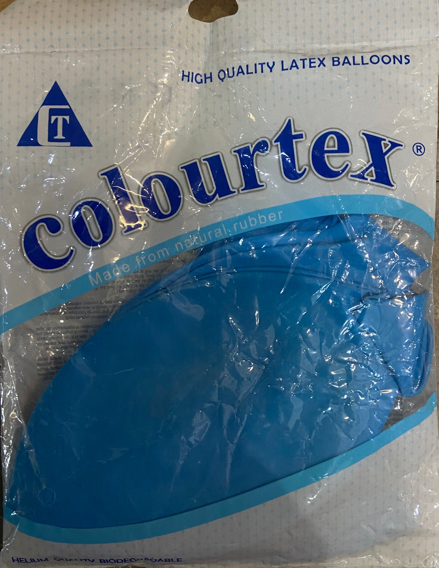 COLOURTEX HIGH QUALITY LATEX BALLOONS BLUE