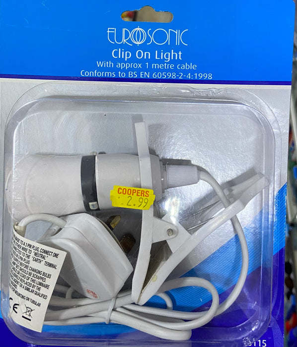 Clip-on Light with 1 Meter Cable