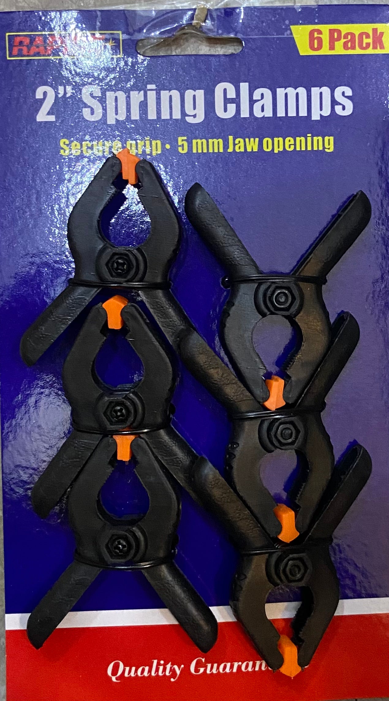 PINCES À RESSORT RAPIDE 2"