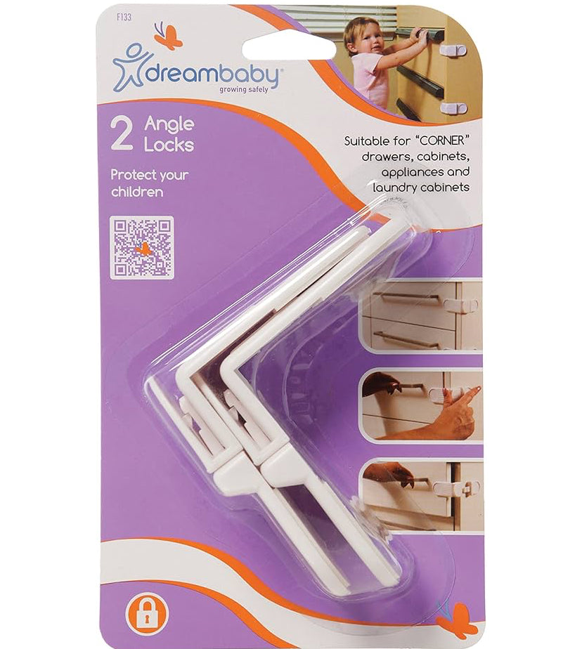 Serrures d'Angle Dream Baby pour Tiroirs/Armoires d'Angle
