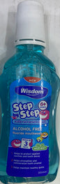 Wisdom Step By Step Cavity and Enamel Defence Fluoride Mouthwash 300ml