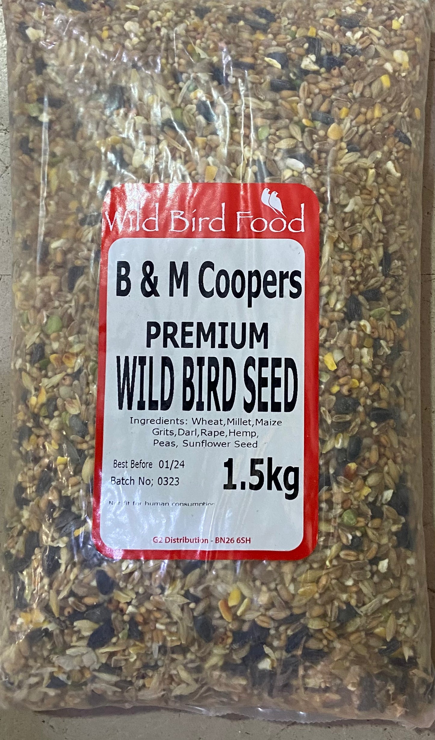 B & M COOPERS PREMIUM WILD BIRD SEED 1.5kg